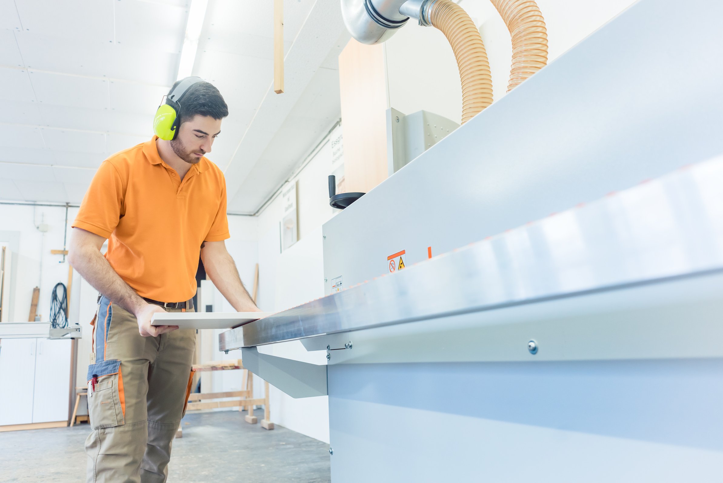 Carpenter in Furniture Factory